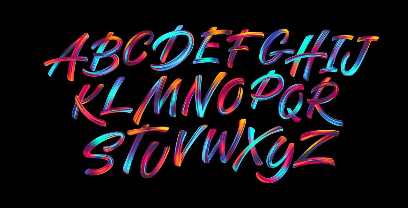 Letter Q typography