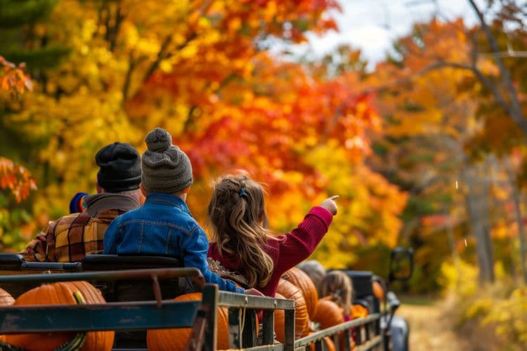 Hayrides Used to Actually Carry Hay!