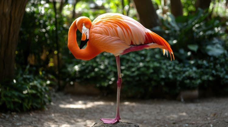 The Curious Flamingo Pose