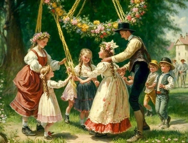 The Origins of May Day Traditions